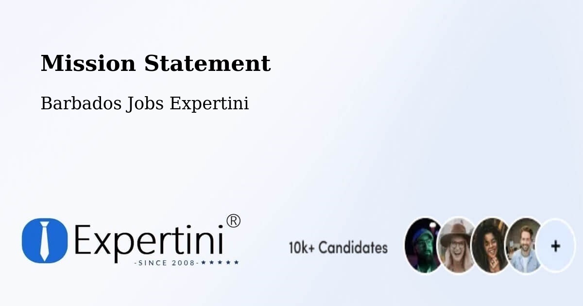 Corporate Mission – Speightstown - Barbados Jobs Expertini