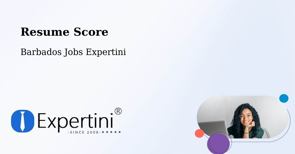 Resume Score & Job Description Match Tool – Speightstown - Barbados Jobs Expertini